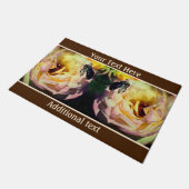 Bumble bee in flight Natuur Personated Deurmat (Schuin)