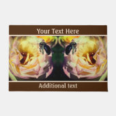 Bumble bee in flight Natuur Personated Deurmat (Voorkant)