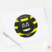 Bumble Bee Insects Happy Smiles Stickers (Envelop)