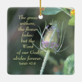 Bumble Bee - Isaiah 40:8 Ornament (Achterkant)