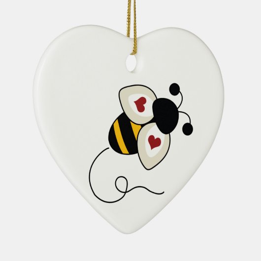BUMBLE BEE KERAMISCH ORNAMENT (Rechts)