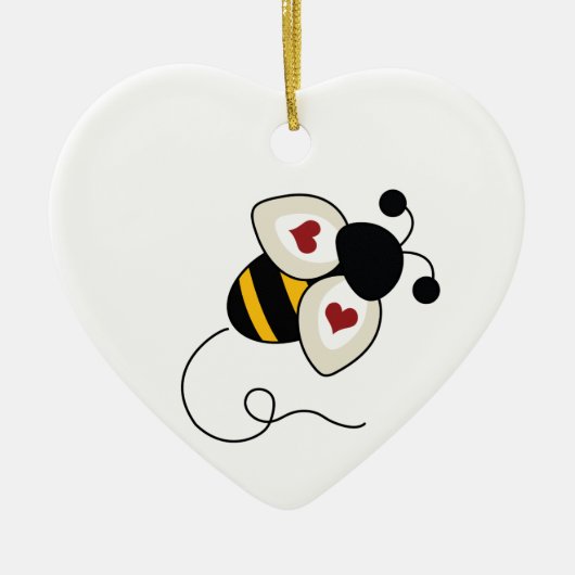 BUMBLE BEE KERAMISCH ORNAMENT (Voorkant)