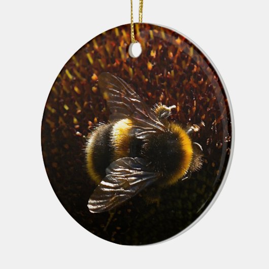 Bumble Bee Keramisch Ornament (Links)