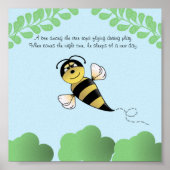 Bumble Bee-kinderkamer of kinder- Poster (Voorkant)