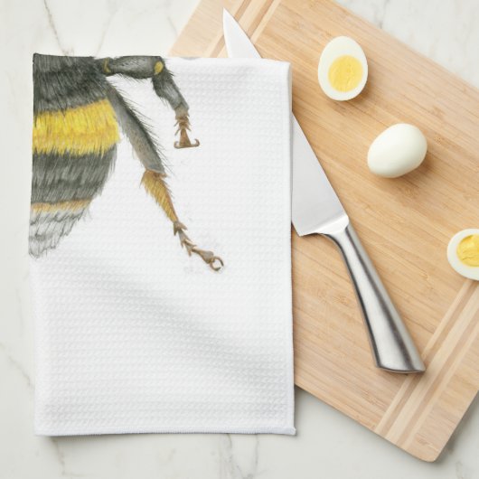 Bumble Bee Kitchen Towel Theedoek (Quarter Fold)