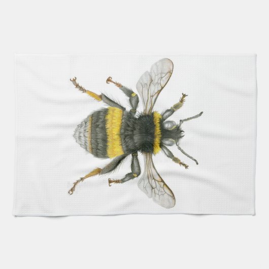 Bumble Bee Kitchen Towel Theedoek (Horizontaal)