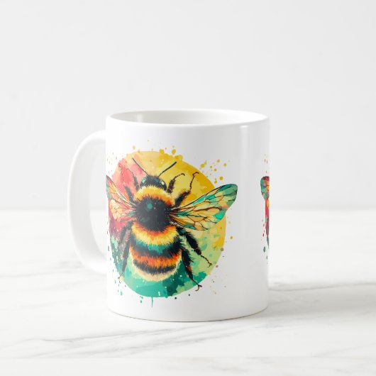 Bumble Bee Koffiemok (Voorkant links)