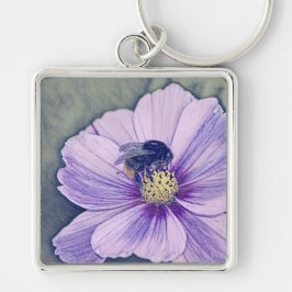 Bumble bee kunst sleutelhanger cadeau