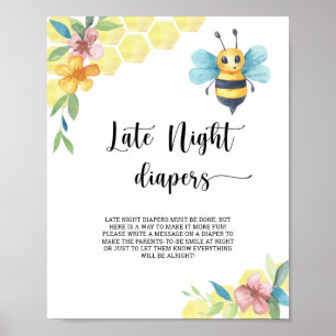 Bumble bee \ Late night diapers game Poster