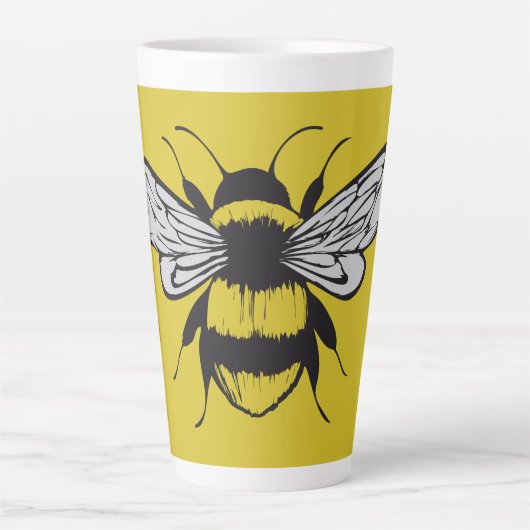 Bumble Bee Latte Mok (Voorkant)