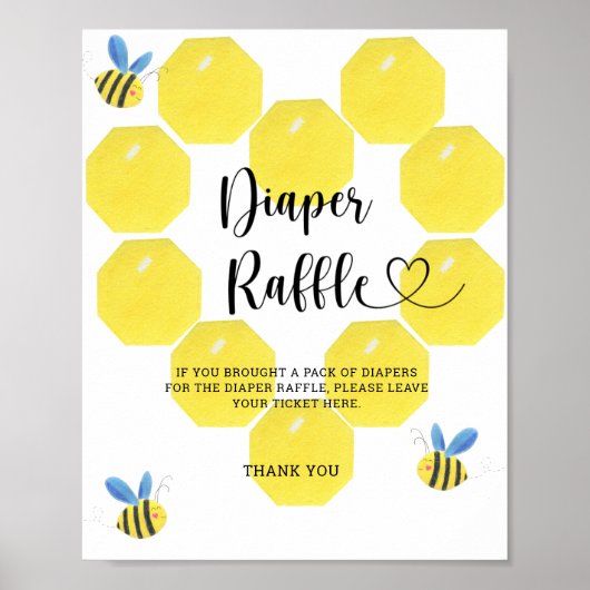 Bumble Bee luiers verlotingsactie Poster (Voorkant)