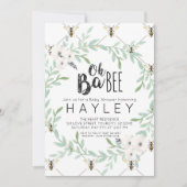 Bumble Bee  Mam to Bee douite Invite Kaart (Voorkant)