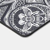 Bumble Bee Mandala Bureaumat (Hoek)