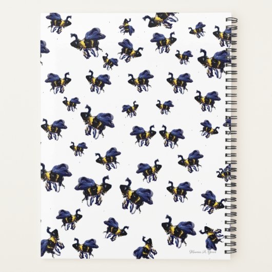 Bumble Bee Maureen Girard Wings Buzz Spring Planner (Achterkant)