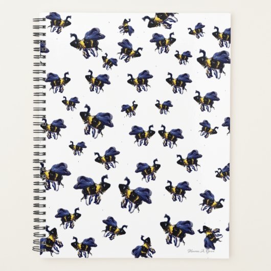 Bumble Bee Maureen Girard Wings Buzz Spring Planner (Voorkant)