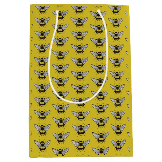 Bumble Bee Medium Cadeauzakje (Voorkant)