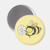 Bumble Bee met Daisy Magneet (Voorkant / Achterkant)