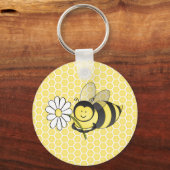 Bumble Bee met Daisy Sleutelhanger (Voorkant)