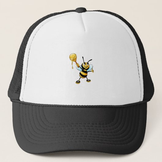 Bumble Bee met Honing Trucker Pet (Voorkant)
