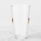 Bumble Bee met pollen Glas (Rechts)