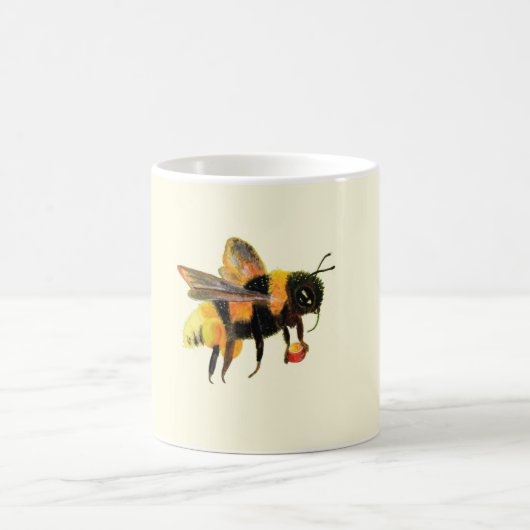 Bumble Bee met pollen Koffiemok (Center)