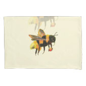 Bumble Bee met pollen Kussensloop (Voorkant-Links)