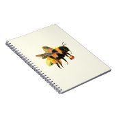 Bumble Bee met pollen Notitieboek (Rechterzijde)