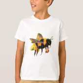 Bumble Bee met pollen T-shirt (Voorkant)