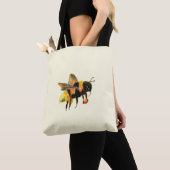 Bumble Bee met pollen Tote Bag (Dichtbij)