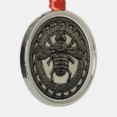 Bumble Bee Metalen Ornament (Rechts)