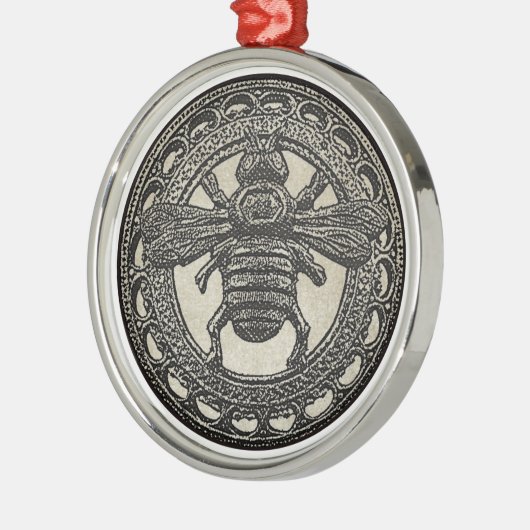 Bumble Bee Metalen Ornament (Links)