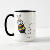 Bumble Bee Mine - Gepersonaliseerd Mok (Links)