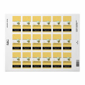 Bumble Bee Miniature Snoep Wrappers Etiket (Full Sheet)