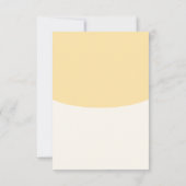 Bumble Bee Moderne Foto Verjaardag Kaart (Achterkant)