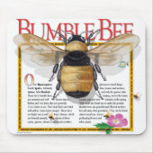 Bumble Bee Mousepad Muismat (Voorkant)