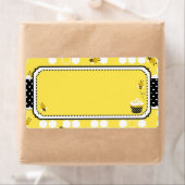 Bumble Bee Name Tag Etiket (Insitu)