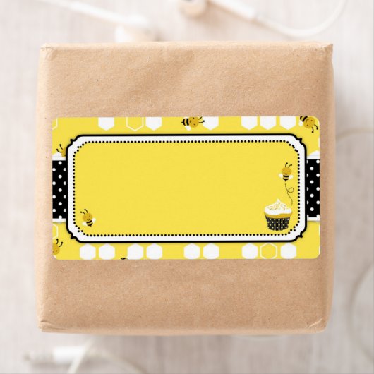 Bumble Bee Name Tag Etiket (Insitu)