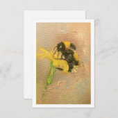 Bumble Bee Notitiekaartje (Voorkant / Achterkant)