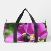 Bumble Bee On Pink Rose gepersonaliseerd Plunjezak (Achterkant)