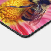 Bumble bee on roze Daisy Flower Personated Bureaumat (Hoek)