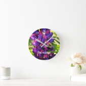 Bumble bee on Wild Lupine Flower Personated Ronde Klok (Huis)