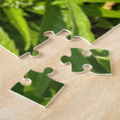 Bumble Bee op Bloemfoto, Aangepaste Schattigee Nat Legpuzzel (Zijkant)