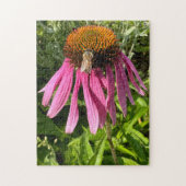 Bumble Bee op Bloemfoto, Aangepaste Schattigee Nat Legpuzzel (Verticaal)