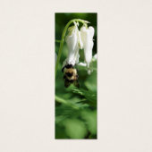 Bumble Bee op Columbine Flower Mini Bladwijzer Mini Visitekaartjes (Voorkant)