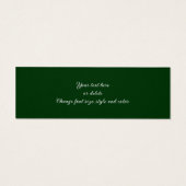 Bumble Bee op Columbine Flower Mini Bladwijzer Mini Visitekaartjes (Achterkant)