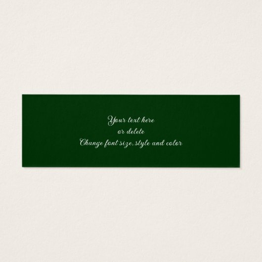 Bumble Bee op Columbine Flower Mini Bladwijzer Mini Visitekaartjes (Achterkant)