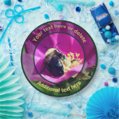 Bumble Bee op Flower Natuur Personalized Party Papieren Bordje (Feest)