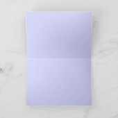 Bumble Bee op Paarse Bloem Blank Fotokaart Kaart (Binnen)