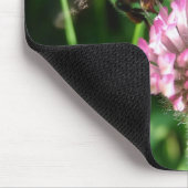 Bumble Bee op Red Clover Muismat (Hoek)