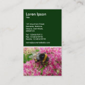 Bumble Bee op Sedam - Donkergroen Visitekaartje (Achterkant)